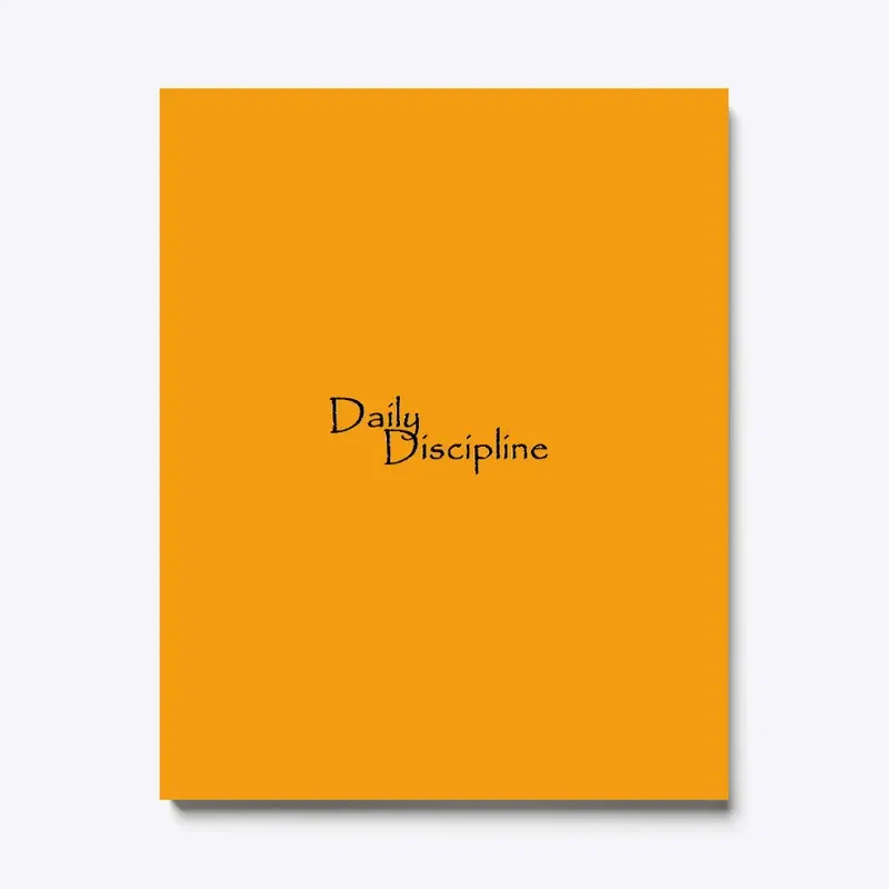 Daily Discipline (Black Letters)